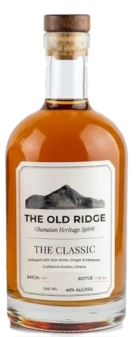 The Classic, an amber spirit in a 750 ml bottle