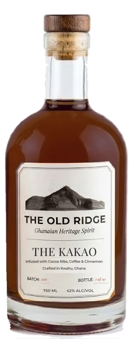 The Kakao, a dark spirit in a 750 ml bottle